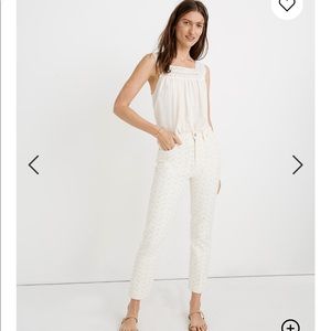 Embroidered Madewell Jeans
